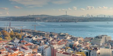 Sunset over the Bosphorus, Istanbul, Turkey