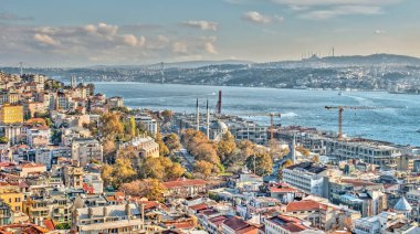 Sunset over the Bosphorus, Istanbul, Turkey