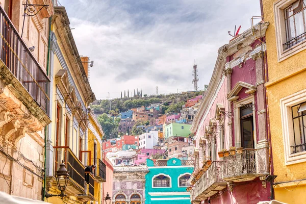 Guanajuato Mexico January 2022 Historical Center Sunny Weather — 스톡 사진