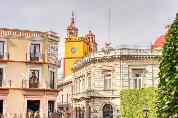 Guanajuato Mexico January 2022 Historical Center Sunny Weather — Foto Stock