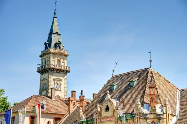 Hodmezovasarhely Hungary May 2022 Historical Center Sunny Weather — Stok fotoğraf