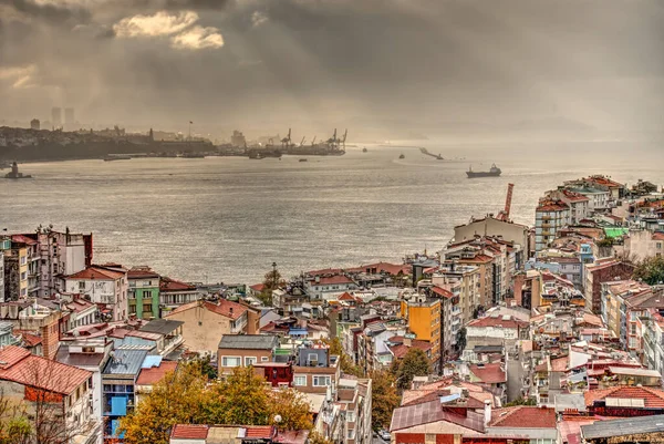 Sunlight Bosphorus Istanbul Turkey — Foto de Stock