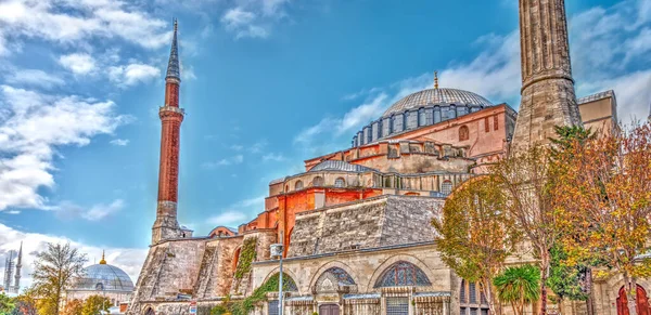 Стамбул Турция Ноябрь 2020 Мечеть Святой Софии — стоковое фото