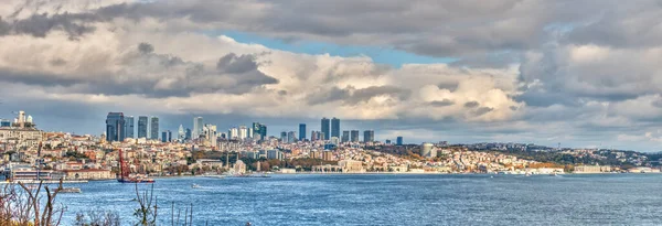 Clouds Bosphorus Istanbul Turkey — Foto de Stock