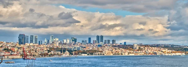 Clouds Bosphorus Istanbul Turkey — Stok fotoğraf