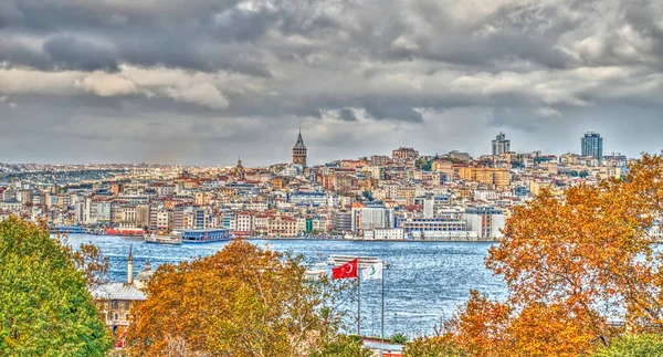 Beautiful View Istanbul Turkey – stockfoto