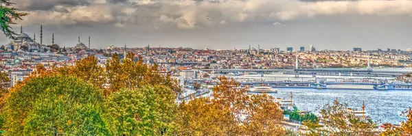 Beautiful View Istanbul Turkey – stockfoto