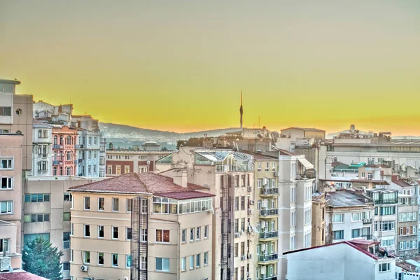 Beautiful Sunset View Istanbul Turkey — Foto Stock