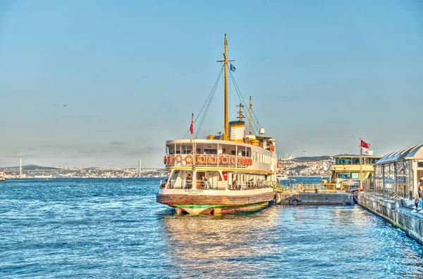 Istanbul Turkey July 2019 View Bosphorus Strait — Photo