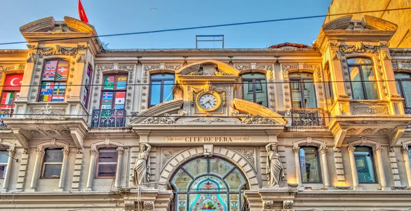 Istanbul Turkey November 2020 Beyoglu Pera European Historic District City —  Fotos de Stock