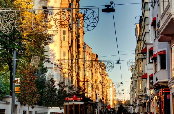 Istanbul Turkey November 2020 Beyoglu Pera European Historic District City — Stockfoto