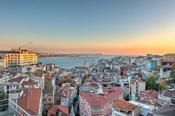 Sunset View Istanbul Turkey — Foto de Stock
