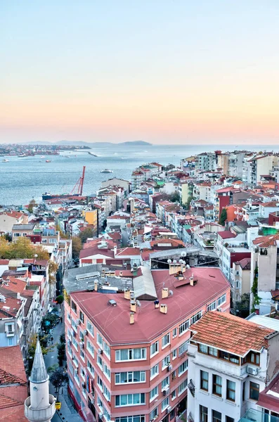 Sunset View Istanbul Turkey — Foto de Stock