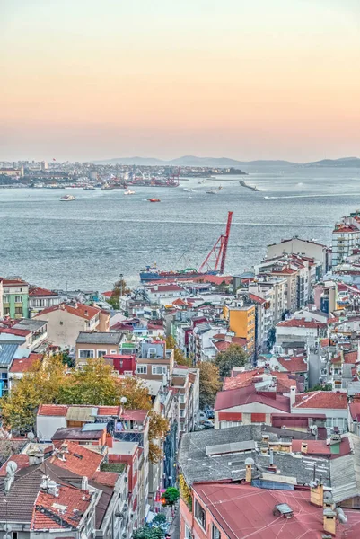 Sunset View Istanbul Turkey — Foto de Stock