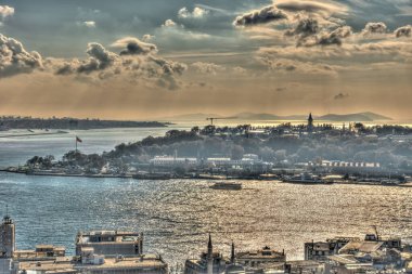 Sunset over the Bosphorus, Istanbul, Turkey