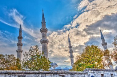 ISTANBUL, TURKEY - JULY 22, 2019: view of Suleymaniye Mosque in Istanbul, Turkey