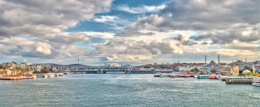 Clouds over the Bosphorus, Istanbul, Turkey