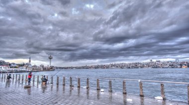 Clouds over the Bosphorus, Istanbul, Turkey