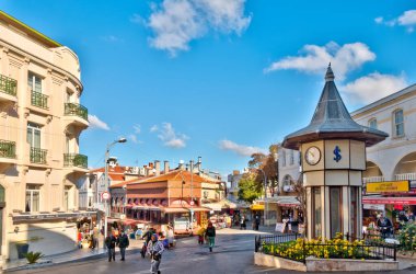 Istanbul, Turkey - November 2020 : Bykada in autumn, Princes Islands 