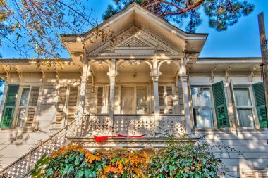 Istanbul, Turkey - November 2020 : Bykada in autumn, Princes Islands 
