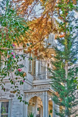 Istanbul, Turkey - November 2020 : Bykada in autumn, Princes Islands 