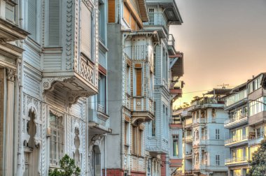 Istanbul, Turkey - November 2020: Arnavutkoy district of Istanbul, 