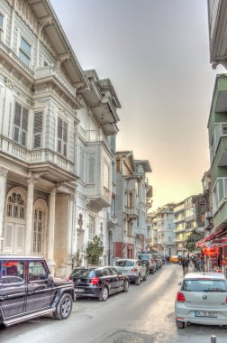 Istanbul, Turkey - November 2020: Arnavutkoy district of Istanbul, 