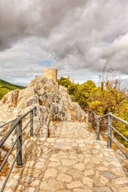 La Guardia - Jaen on 15th of May of 2022: View of the castle of 