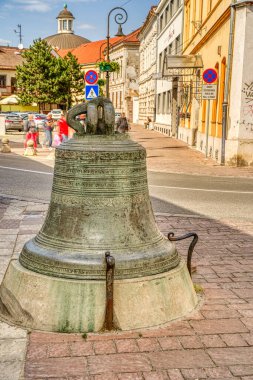 Kosice, Slovakia - May 2022 : Historical center in sunny weather, HDR Image