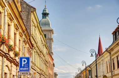 Kosice, Slovakia - May 2022 : Historical center in sunny weather, HDR Image