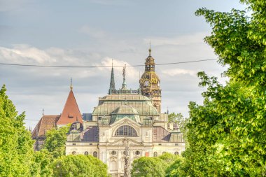 Kosice, Slovakia - May 2022 : Historical center in sunny weather, HDR Image