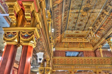 Krakow, Poland - August 2021: Tempel Synagogue in the Jewish District