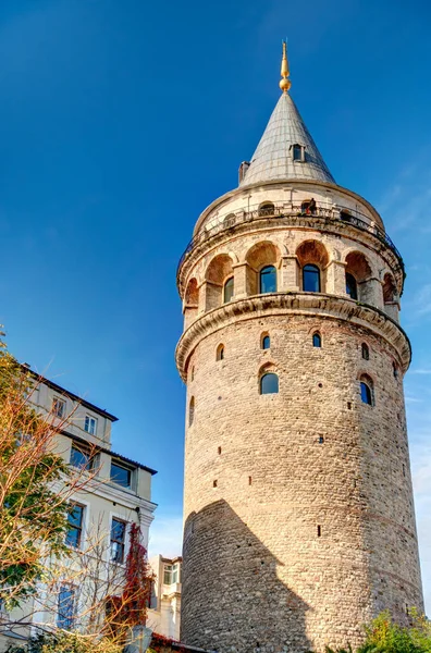 Vista Torre Galata Istambul Turquia — Fotografia de Stock