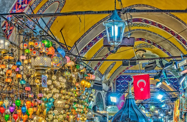 Traditional Grand Bazaar Istanbul — Foto de Stock