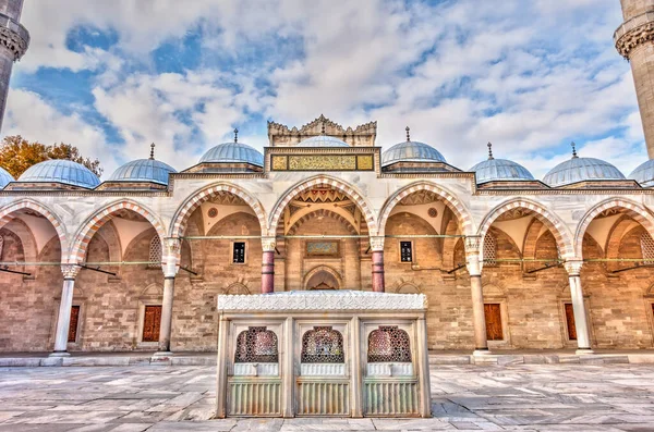 Istanbul Turkey Juli 2019 Interieur Van Suleymaniye Moskee Istanbul Turkije — Stockfoto