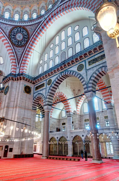 Istanbul Turquía Julio 2019 Interior Mezquita Suleymaniye Estambul Turquía — Foto de Stock