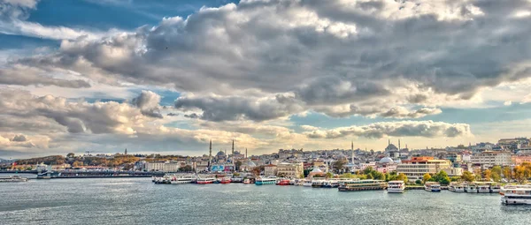 Clouds Bosphorus Istanbul Turkey — Photo