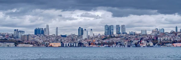 Clouds Bosphorus Istanbul Turkey — Zdjęcie stockowe