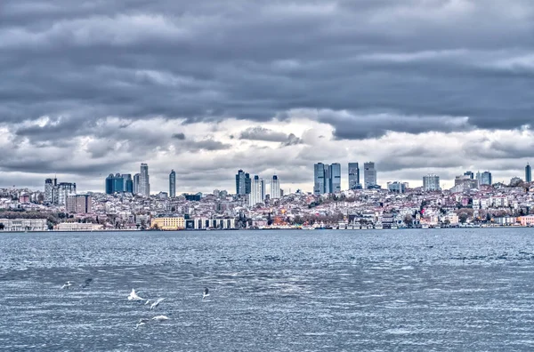 Clouds Bosphorus Istanbul Turkey — ストック写真
