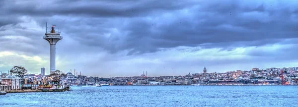 Clouds Bosphorus Istanbul Turkey — Foto de Stock