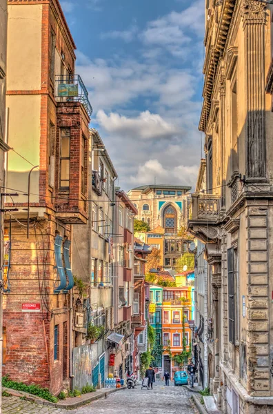 Istanbul Turkey November 2020 Balat Neighborhood Autumn — Foto de Stock