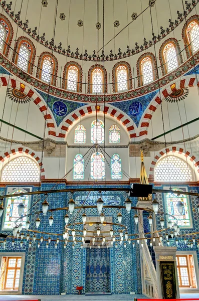 Istanbul Turkey July 2019 Interior Istanbul Yeni Cami New Mosque — Foto de Stock