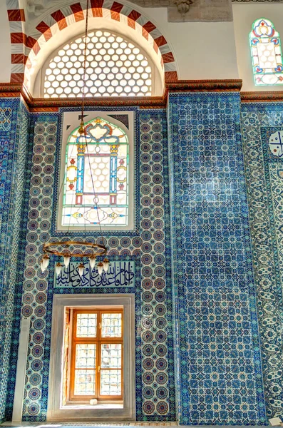Istanbul Turkey July 2019 Interior Istanbul Yeni Cami New Mosque — Stock Fotó