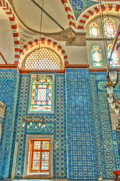 Istanbul Turkey July 2019 Interior Istanbul Yeni Cami New Mosque — Stock Fotó