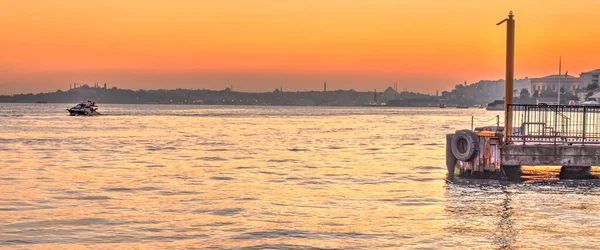 Istanbul Turkey Sunset View Bosphorus — 图库照片