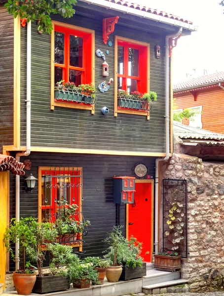 Istanbul Turkey November 2020 Balat Neighborhood Autumn — Stok fotoğraf