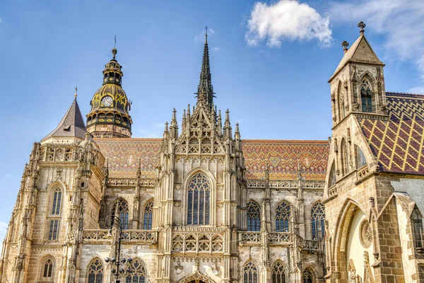 Kosice Slovakia May 2022 Historical Center Sunny Weather Hdr Image — Stok fotoğraf