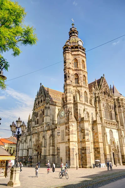 Kosice Slovakia May 2022 Historical Center Sunny Weather Hdr Image — Photo