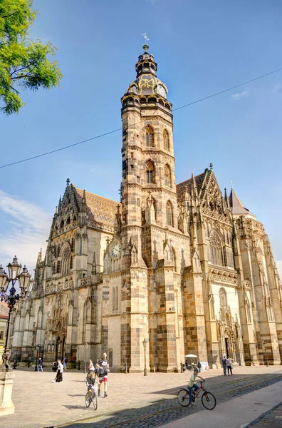 Kosice Slovakia May 2022 Historical Center Sunny Weather Hdr Image — 스톡 사진