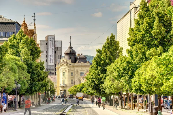 Kosice Slovakia May 2022 Historical Center Sunny Weather Hdr Image — Stockfoto